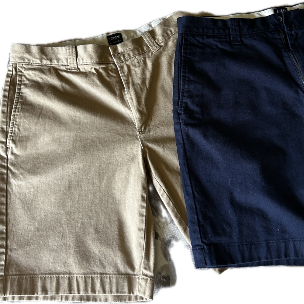 J.Crew 2 pieces Men's Tan and Navy Shorts